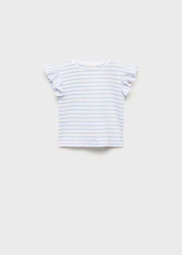 100% Striped Cotton T-Shirt