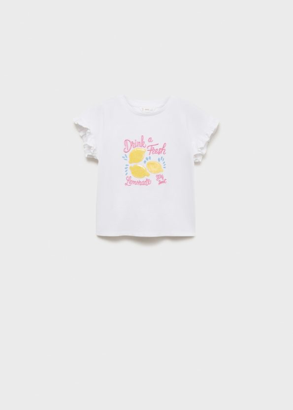 Ruffled Pattern T-Shirt