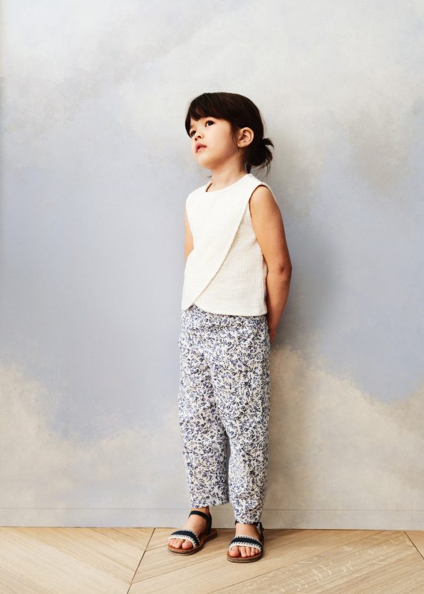 Floral Cotton Pants