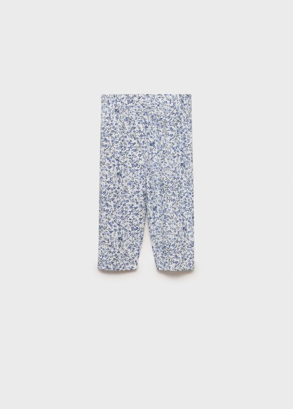 Floral Cotton Pants