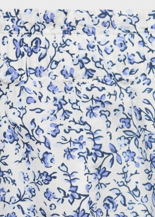 Floral Cotton Pants