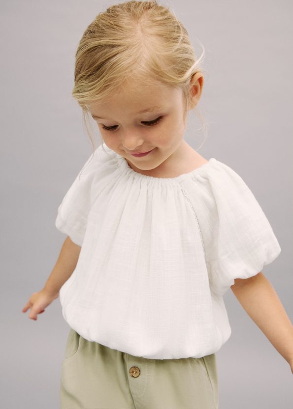 Puffy Sleeve Blouse