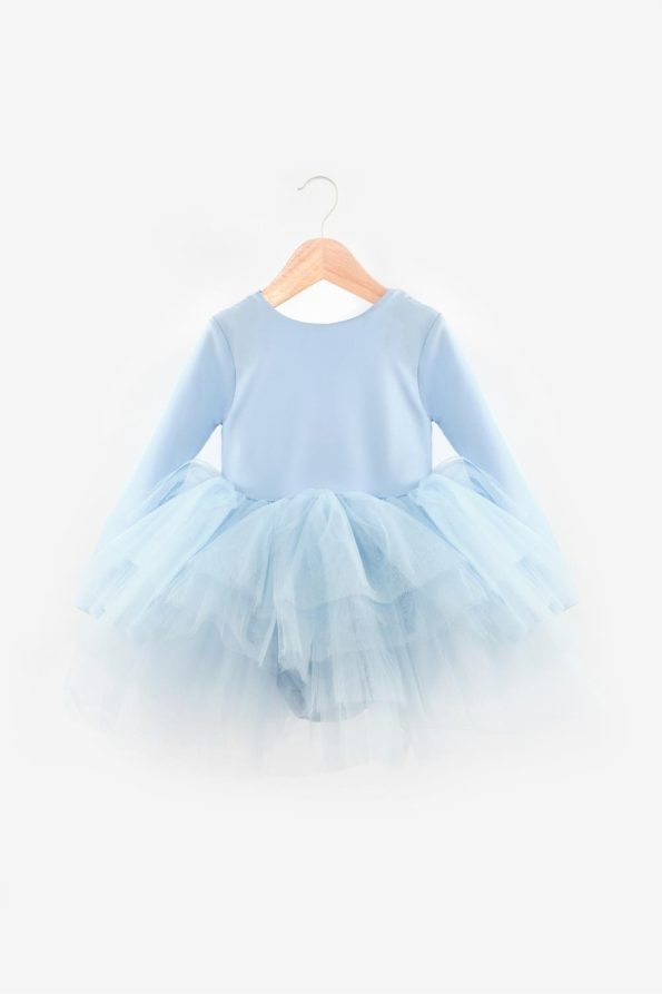 Blue Tutu Skirt Ballerina Dress for Girls - Miranda