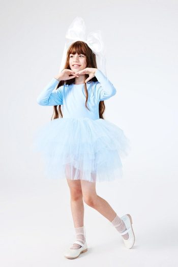 Blue Tutu Skirt Ballerina Dress for Girls - Miranda