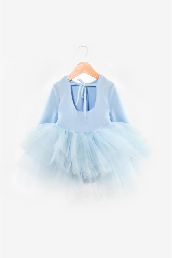 Blue Tutu Skirt Ballerina Dress for Girls - Miranda