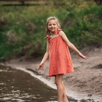 Coral Towel Dress