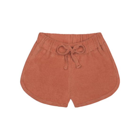Coral Towel Shorts Set