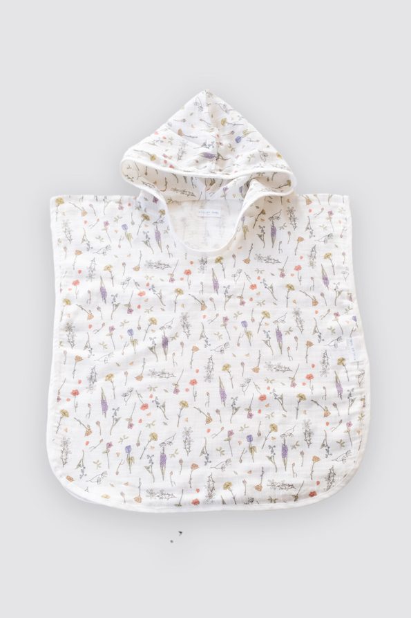Muslin Baby Poncho - Spring