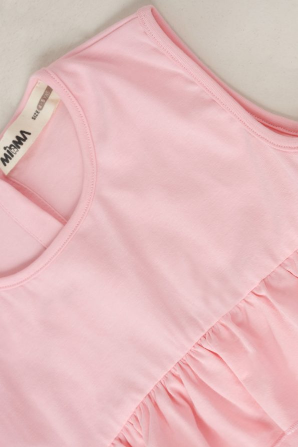 Ruffled Front Pink Jumpsuit