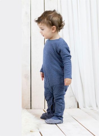 OrganicEra Organic Baby Overall, INDIGO