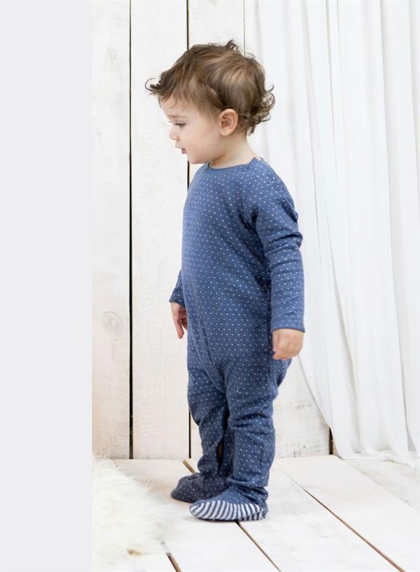 OrganicEra Organic Baby Overall, INDIGO