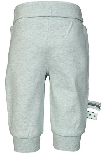 OrganicEra Organic Elastic Waist Pants, Aqua Melange