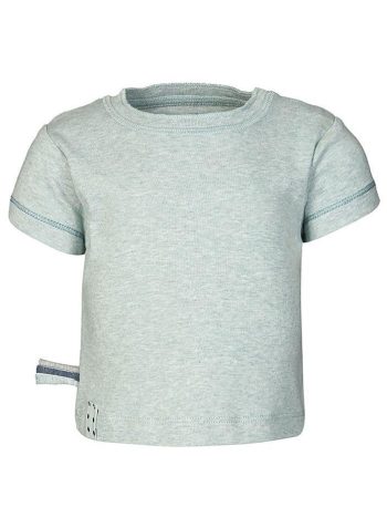OrganicEra Organic Short Sleeve T-shirt, Aqua Melange