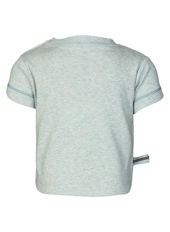 OrganicEra Organic Short Sleeve T-shirt, Aqua Melange