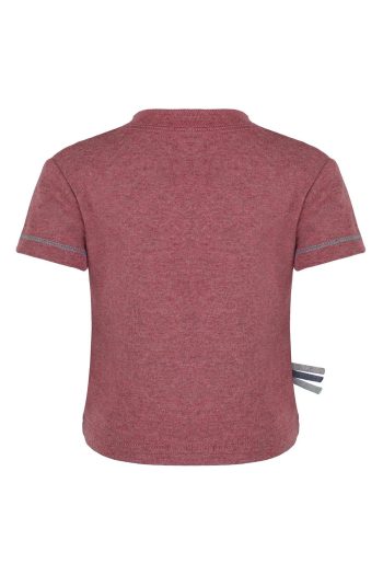 OrganicEra Organic Short Sleeve T-Shirt, Bordeaux Melange