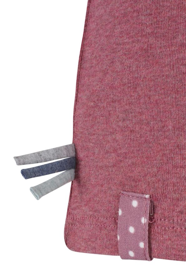 OrganicEra Organic Short Sleeve T-Shirt, Bordeaux Melange