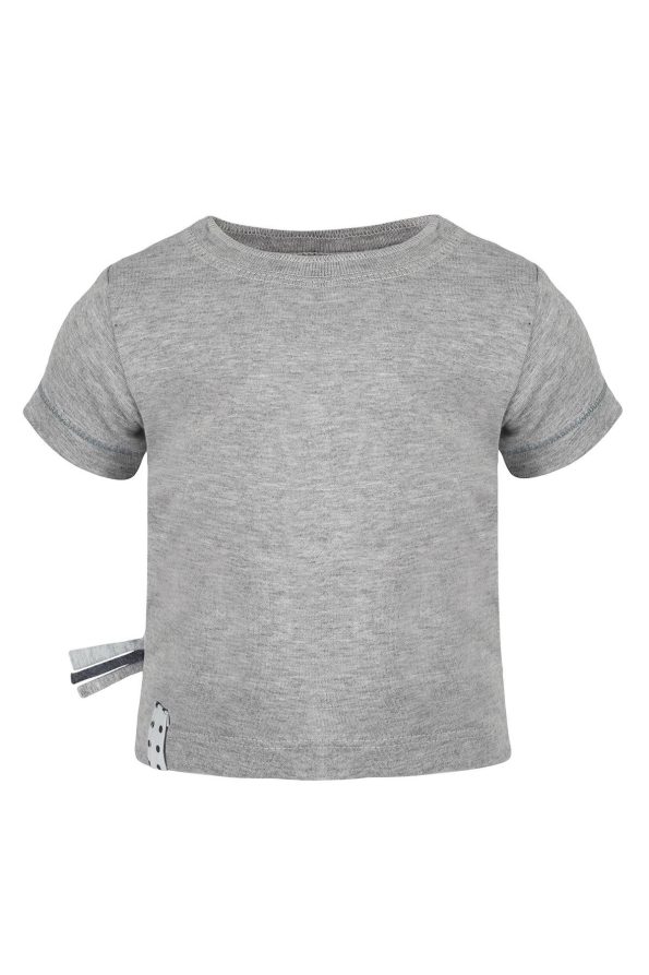 OrganicEra Organic Short Sleeve T-Shirt, Grey Melange
