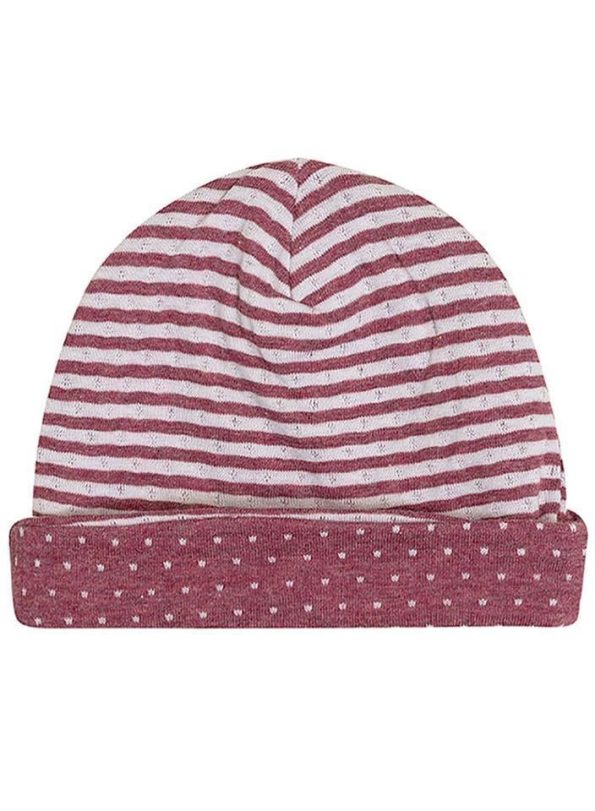 OrganicEra Organic Hat, Bordeaux Melange