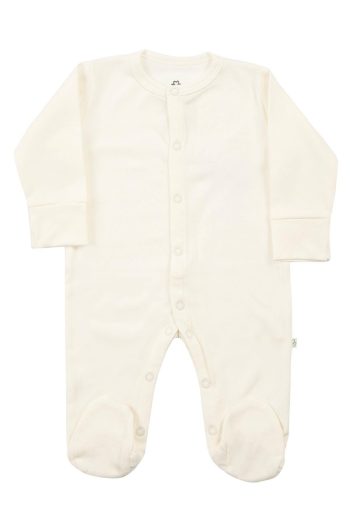 OrganicEra Organic Crew Neck Jumpsuit, Ecru