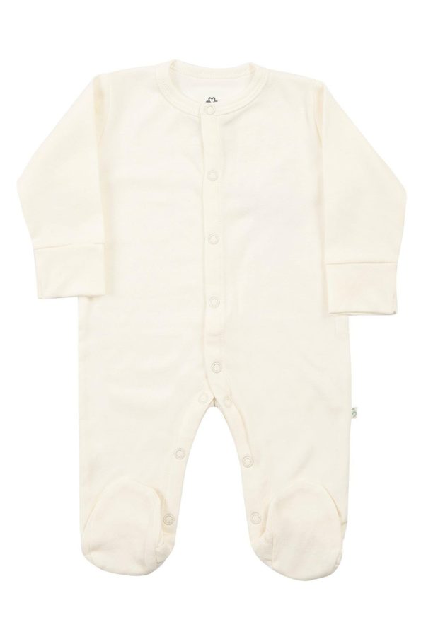 OrganicEra Organic Crew Neck Jumpsuit, Ecru
