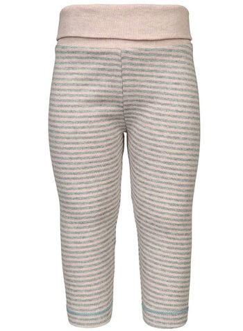 OrganicEra Organic Leggings, Striped, Rose Melange