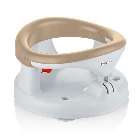Beige Side-Opening Bath & Feeding Seat