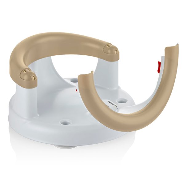 Beige Side-Opening Bath & Feeding Seat