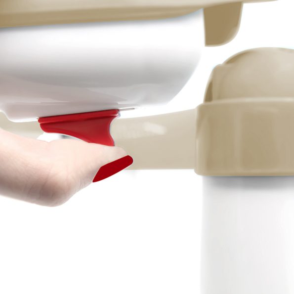 Beige Side-Opening Bath & Feeding Seat