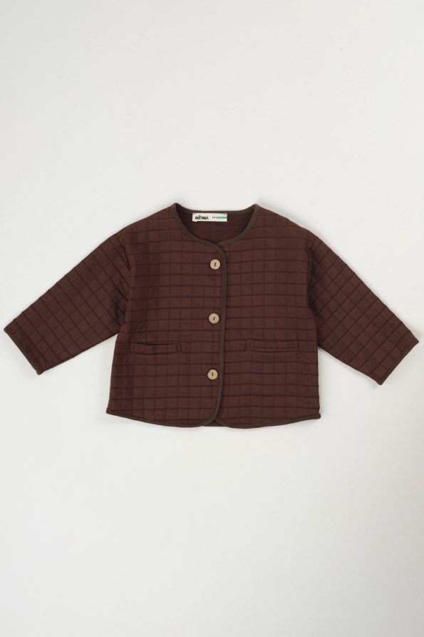 Oversized Jacket Dark Brown