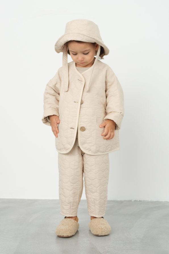 Beige Oversized Jacket
