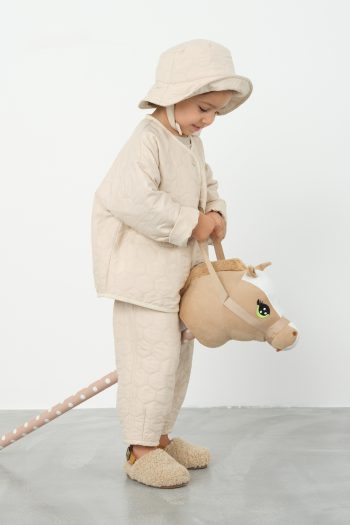 Beige Oversized Jacket