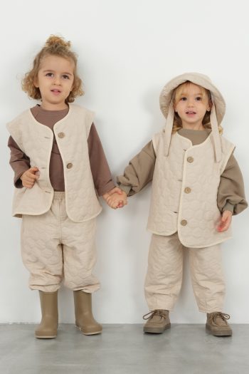 Beige Oversized Vest