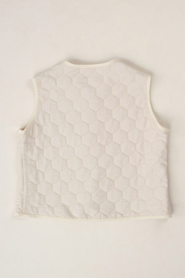 Beige Oversized Vest