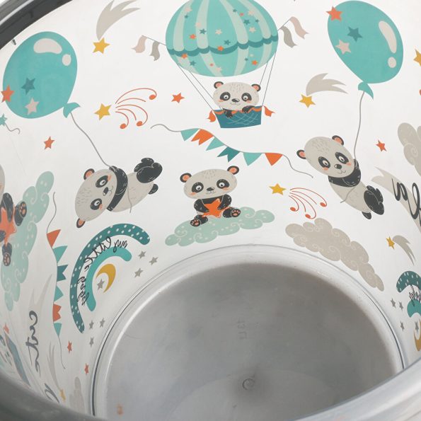 Panda Pattern Baby Bucket 13 Lt.