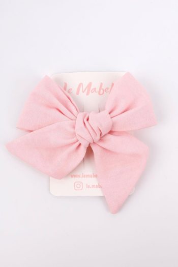 Pink Bow Hair Clip for Girls
