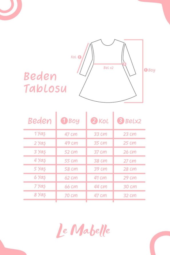 Pink Long Sleeve Organza Girl's Party Dress