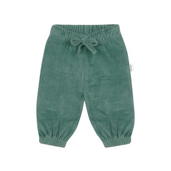 Petrol Velvet Sweatpants