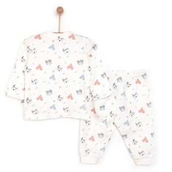 Boys' Long Sleeve Pajama Set in Gray