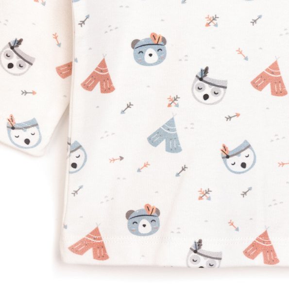 Boys' Long Sleeve Pajama Set in Gray