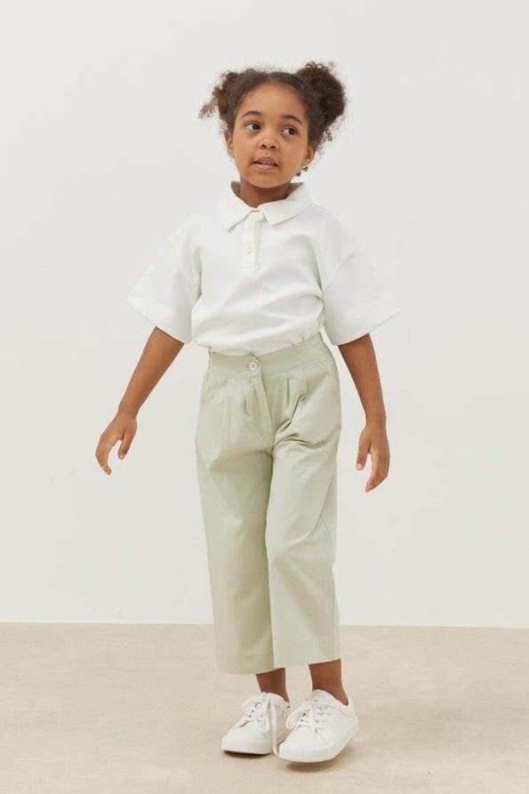Pleated Trousers Sage