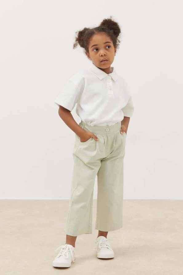 Pleated Trousers Sage