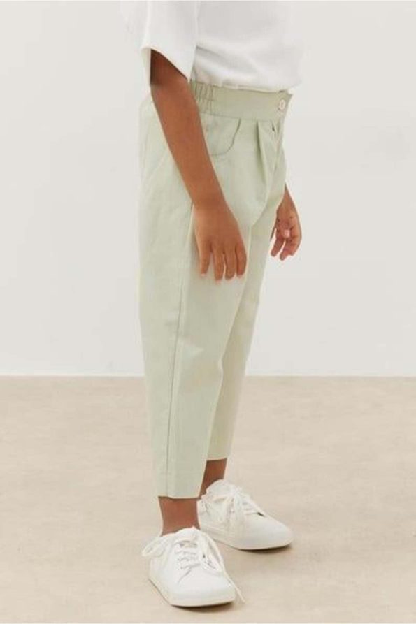 Pleated Trousers Sage