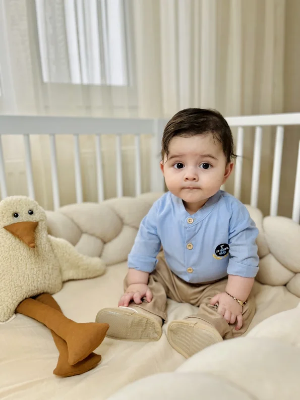 Premium Quality Button-Down Linen Shirt and Pants Set