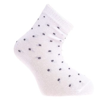 Girls' Baby 5-Pack Dotted Ankle Socks
