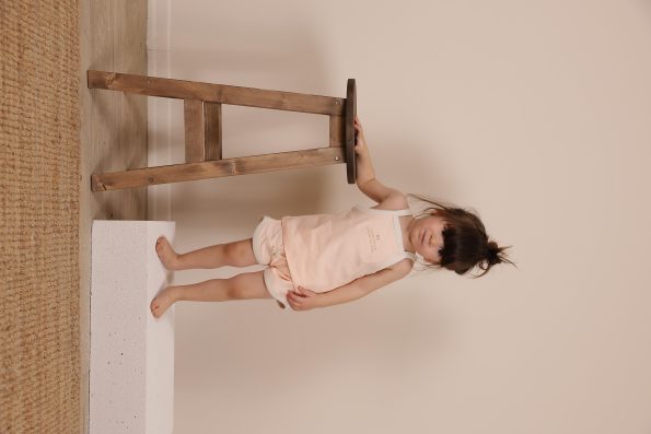 Powder Pink Strap Top and Shorts Set