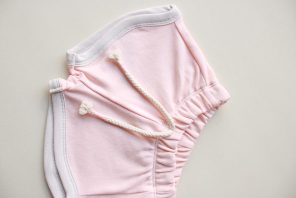 Dusty Pink Lace-Up Shorts
