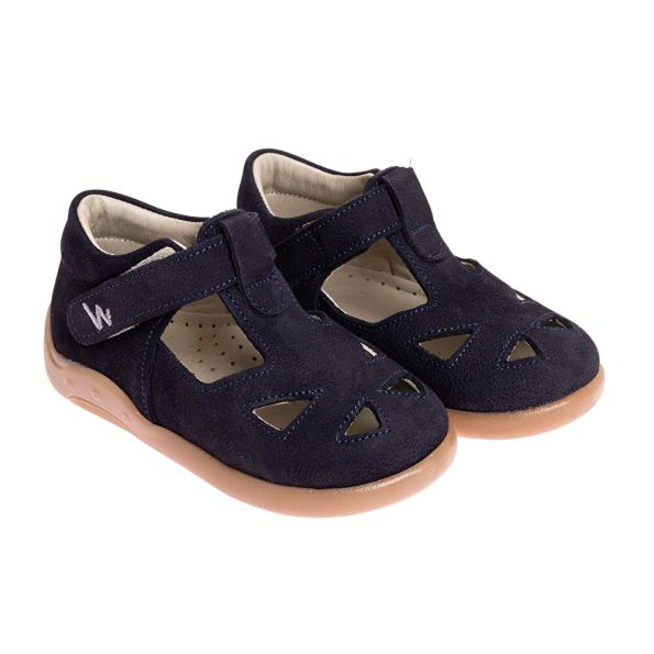 Boys' Sandals Faux Leather Navy Blue