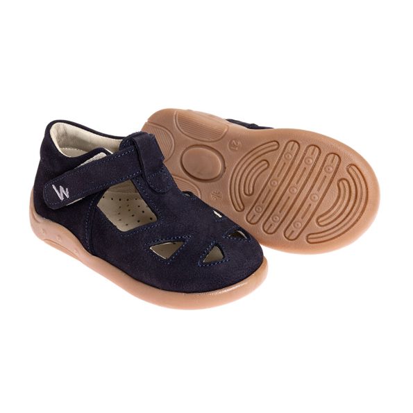 Boys' Sandals Faux Leather Navy Blue