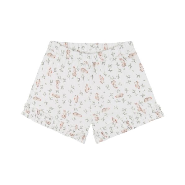Cute Bunny Ruffled Pajama Set