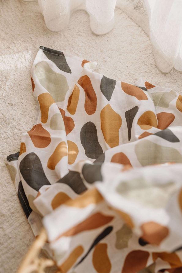 Abstract Muslin Blanket